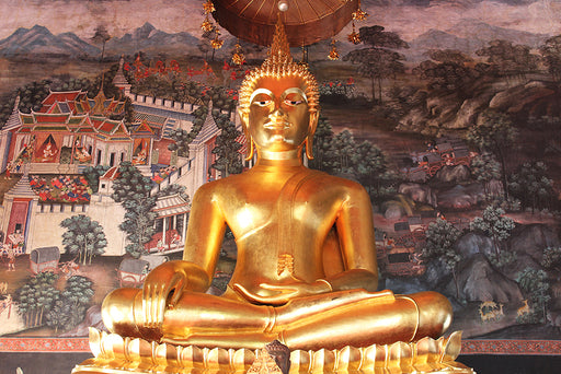 a Thai Buddha statue